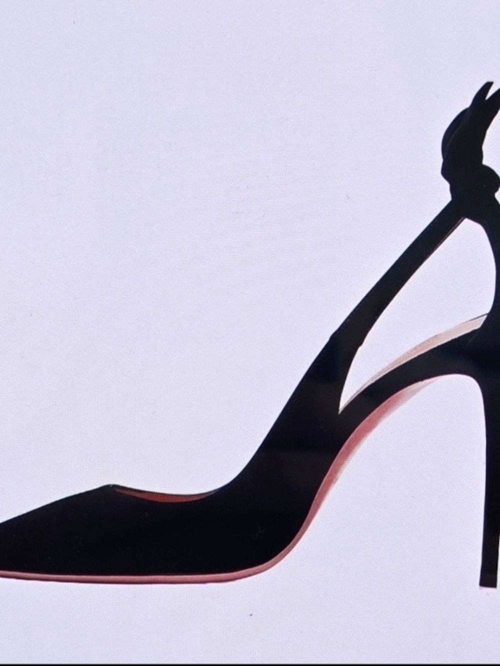 Elegant Black Slingback High Heel Pump